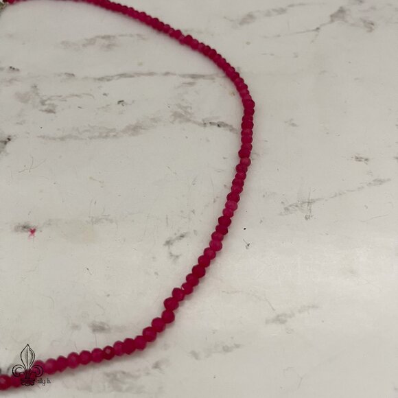 🍎Rose Red Ruby Necklace🍎 - Picture 2 of 6